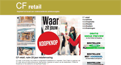 Desktop Screenshot of cfretailadvies.nl